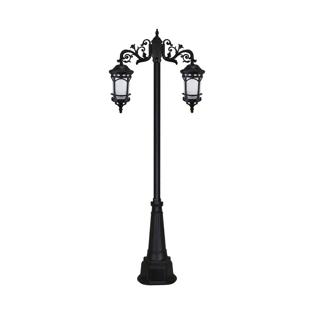 چراغ دو شاخه ایستاده پارکی و حیاطی بیتانور مدل فانوس کد 6824-91215
