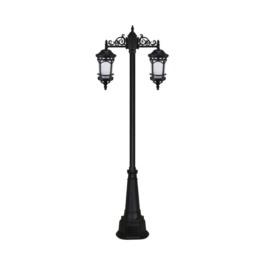 چراغ دو شاخه ایستاده پارکی و حیاطی بیتانور مدل فانوس کد 6825 و 91215