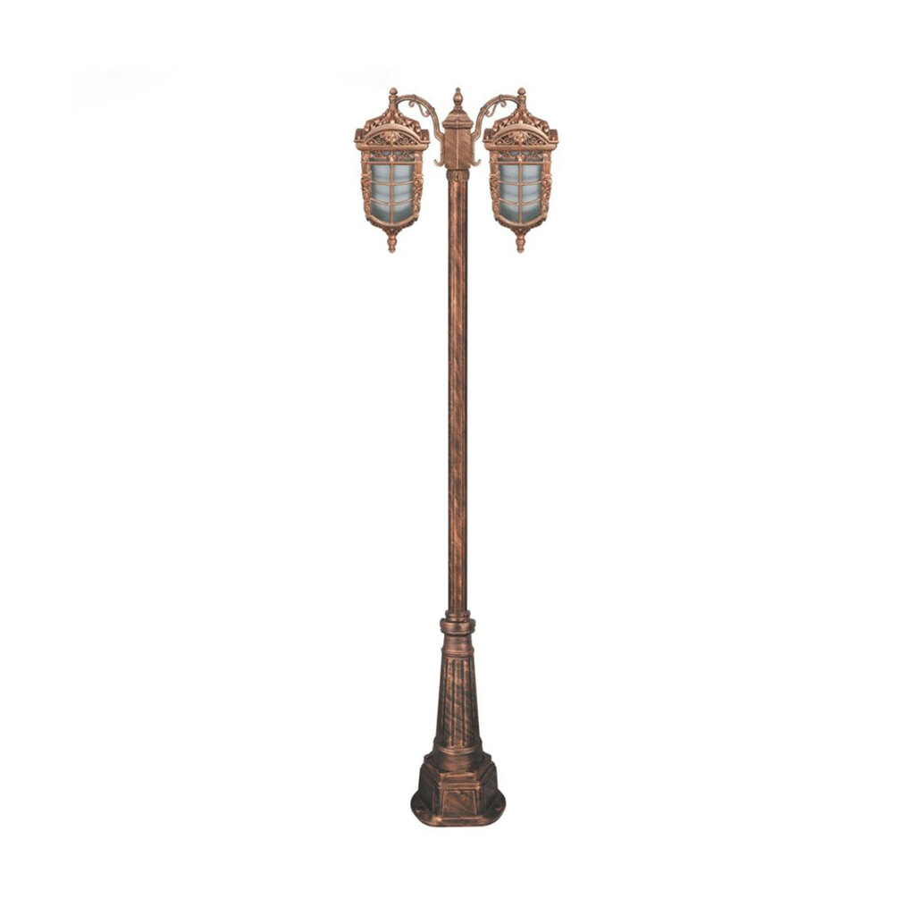 چراغ دوشاخه حیاطی و پارکی تکشیدفام مدل پادرا کد 91215-15-8921