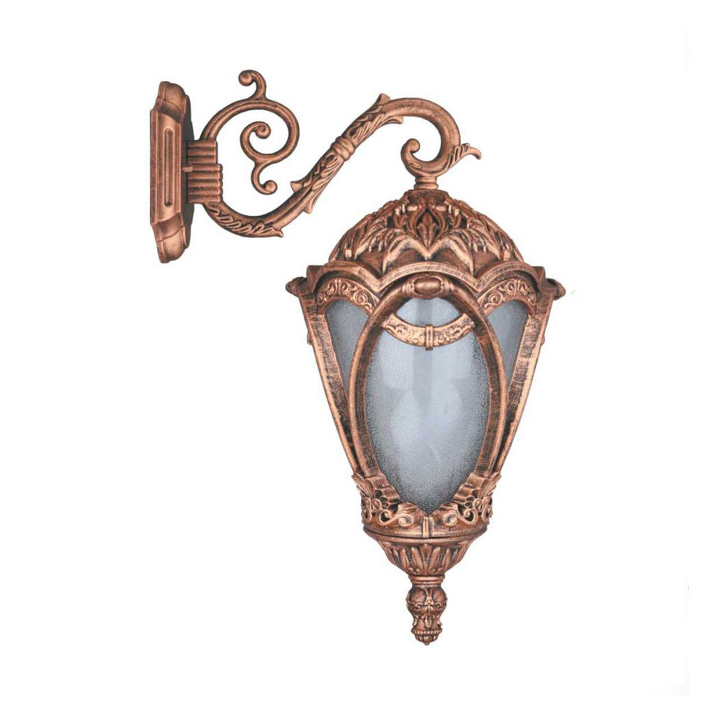 چراغ دیواری حیاطی و پارکی تکشیدفام مدل مهرگان کد 8702-15