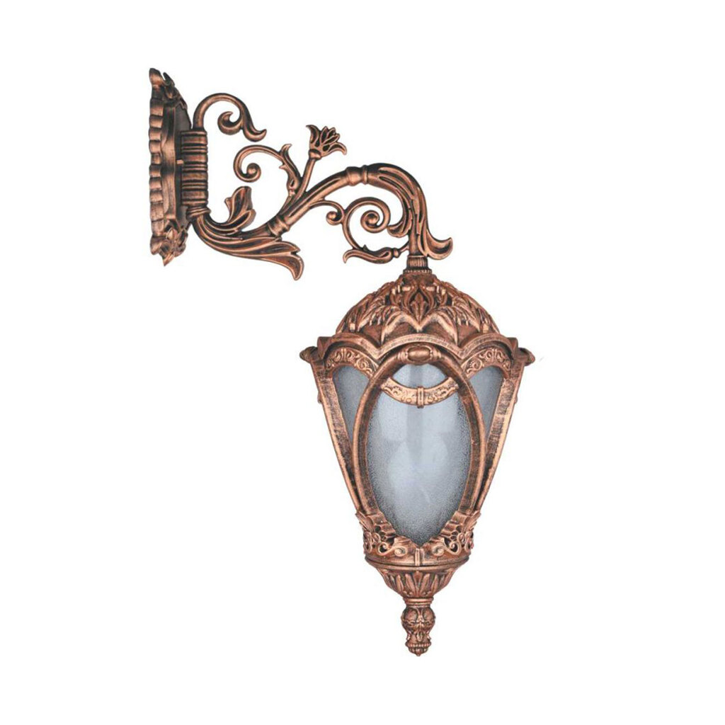 چراغ دیواری حیاطی و پارکی تکشیدفام مدل مهرگان کد 8704-15