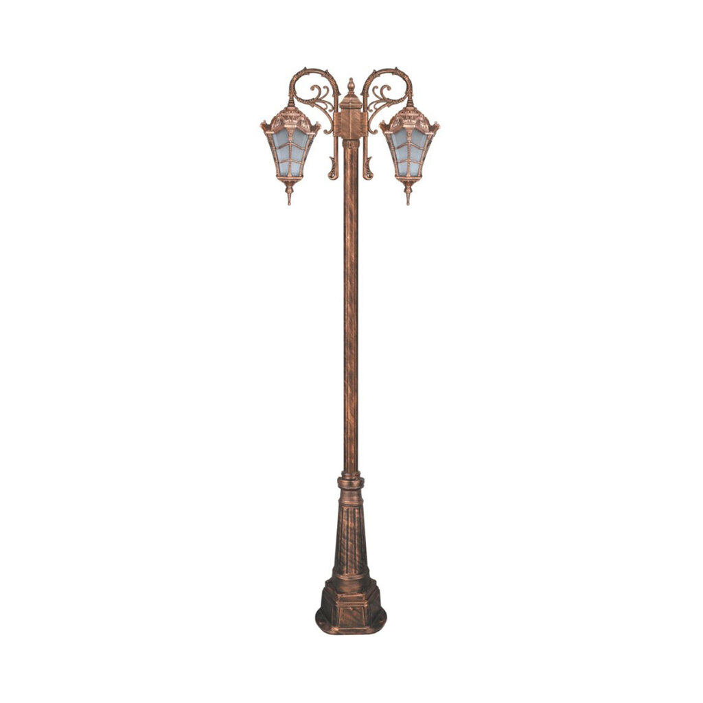 چراغ دوشاخه حیاطی و پارکی تکشیدفام مدل وستا کوچک کد 91215-15-8823