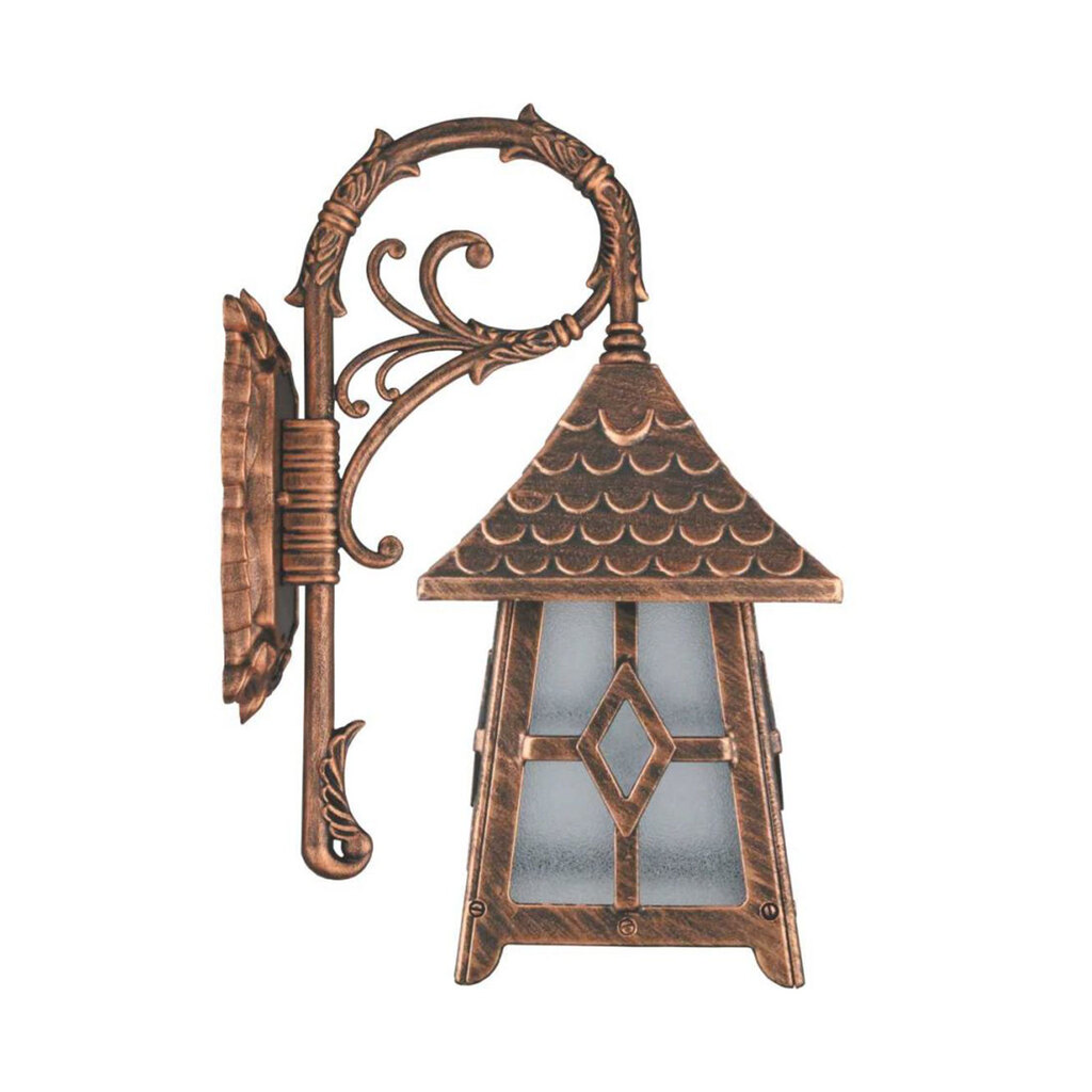 چراغ دیواری حیاطی و پارکی تکشیدفام مدل کلبه کد 8303