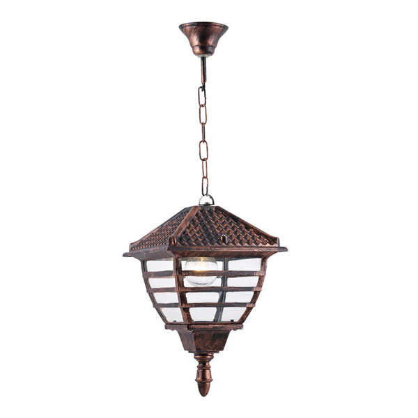 چراغ حیاطی آویز شفق مدل کیوان کد 6074