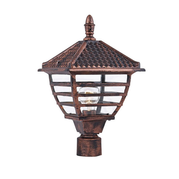 چراغ حیاطی سرلوله شفق مدل کیوان کد 6074