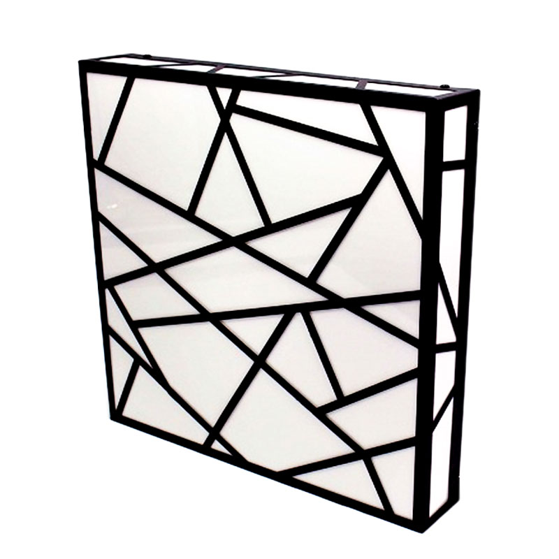 چراغ سقفی مدرن مربعی هاتو مدل مثلثی 5050T