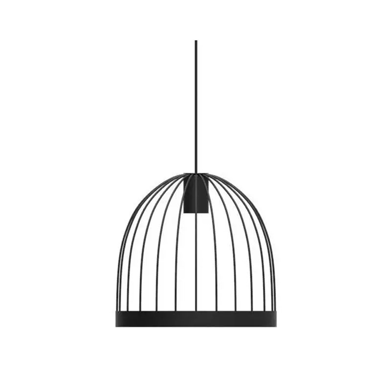 چراغ آویز قفسی فلزی سبک معاصر هاتو تیپ 2 مدل CG2S