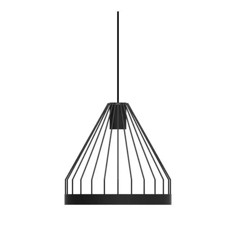 چراغ آویز قفسی فلزی سبک معاصر هاتو تیپ 3 مدل CG3