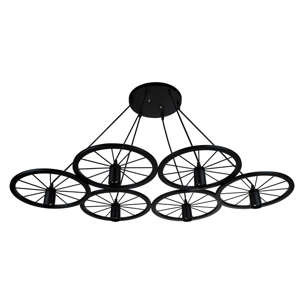 چراغ آویز شش شعله چشمه نور کد 2213/6BK