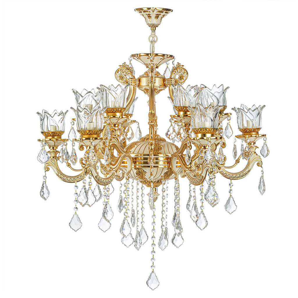 لوستر 12 شعله چشمه نور کد S3634/6GWT