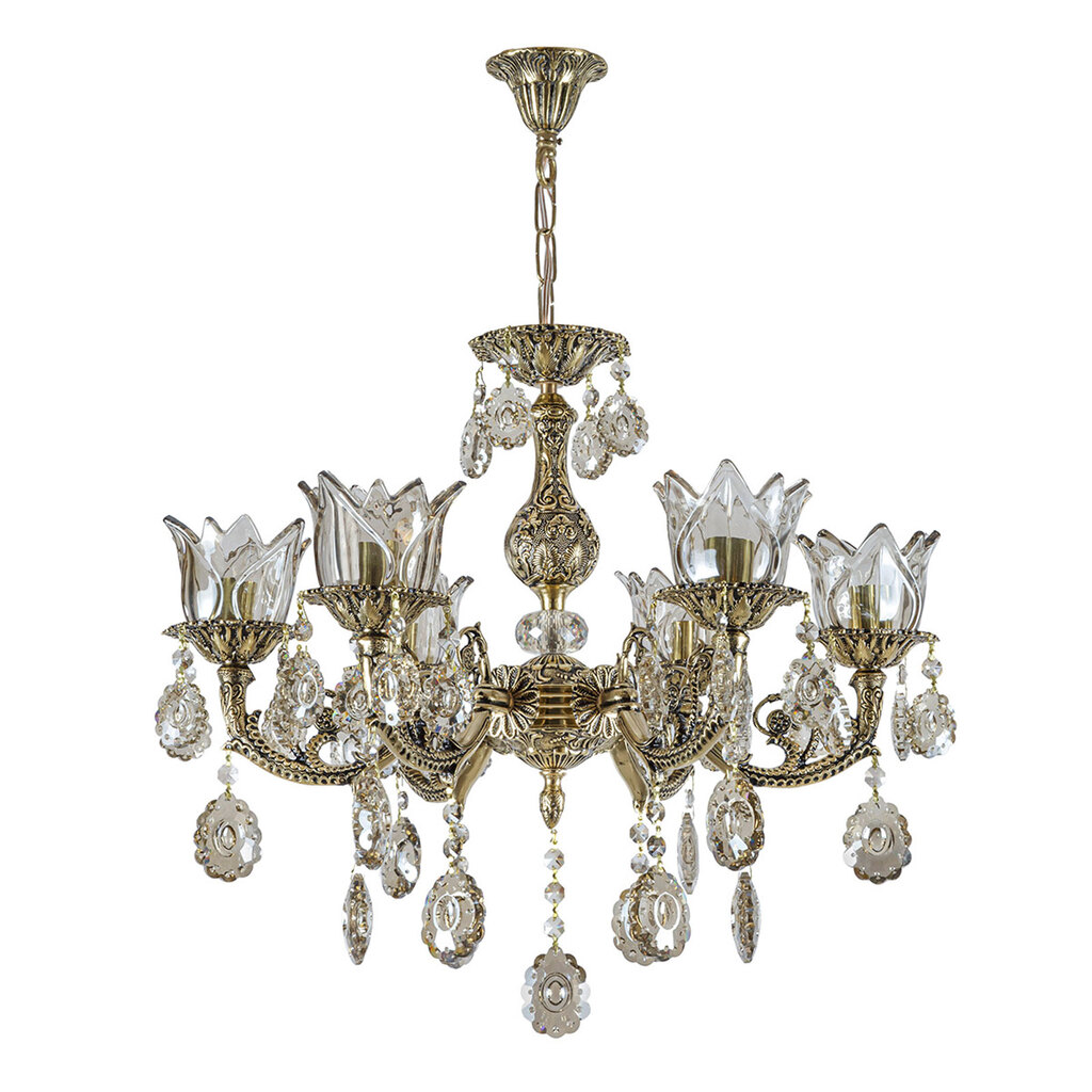 لوستر کلاسیک 6 شعله چشمه نور کد C3342/6-B