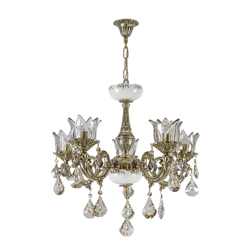 لوستر 5 شعله چشمه نور کد C3346/5-B