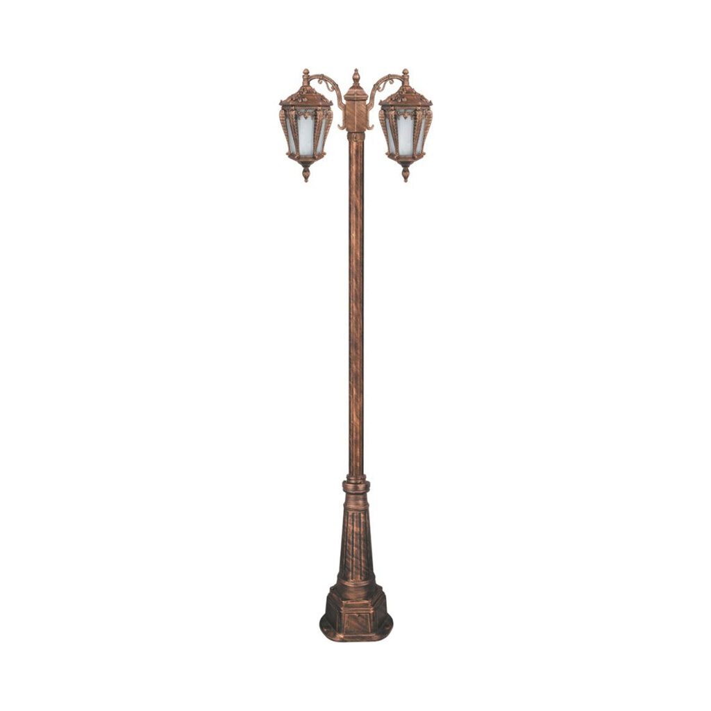 چراغ دوشاخه حیاطی و پارکی تکشیدفام مدل پالیز کد 91215-15-8521