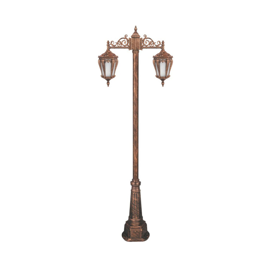 چراغ دوشاخه حیاطی و پارکی تکشیدفام مدل پالیز کد 91215-15-8525