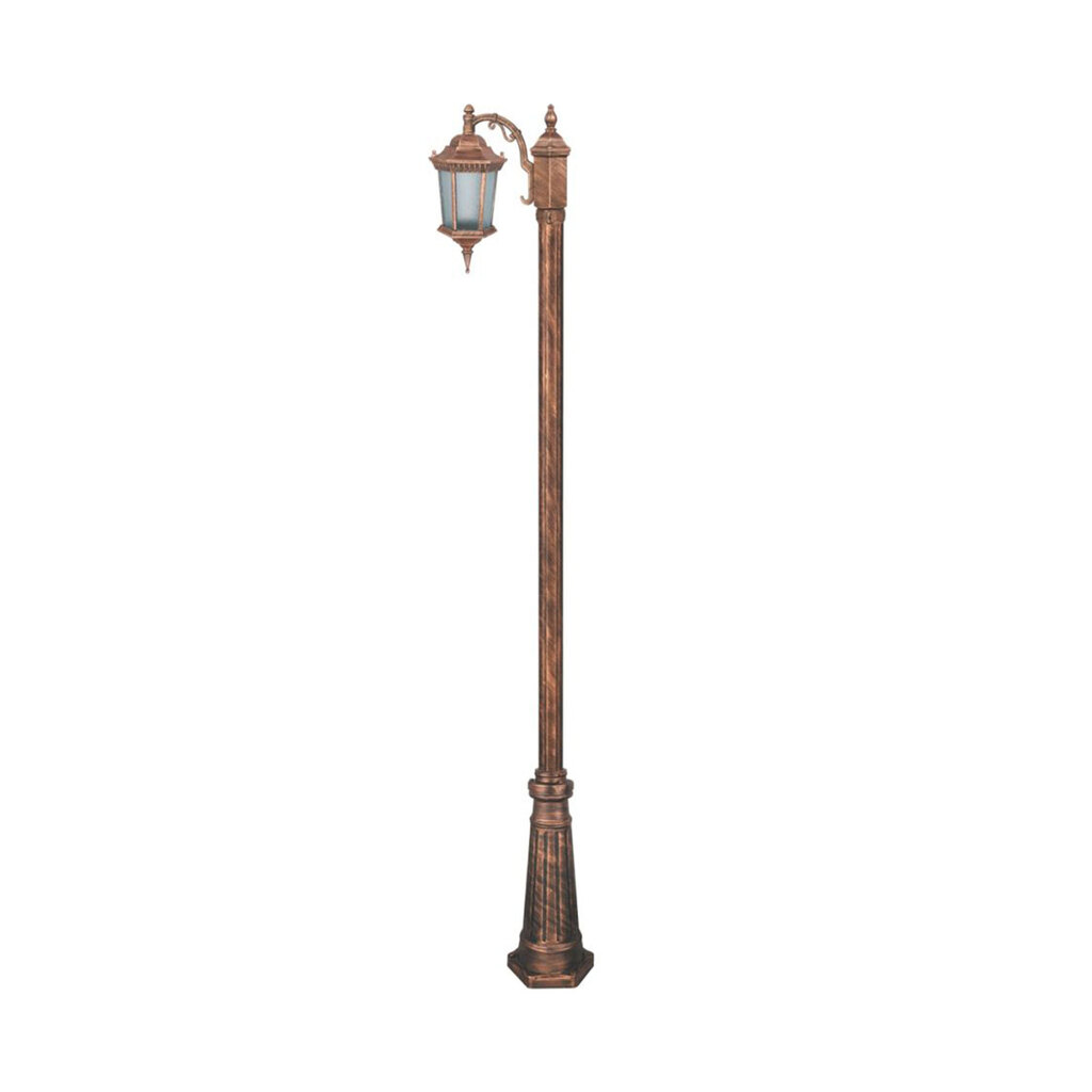 چراغ تکشاخه حیاطی و پارکی تکشیدفام مدل رابو کد 91200-15-7111