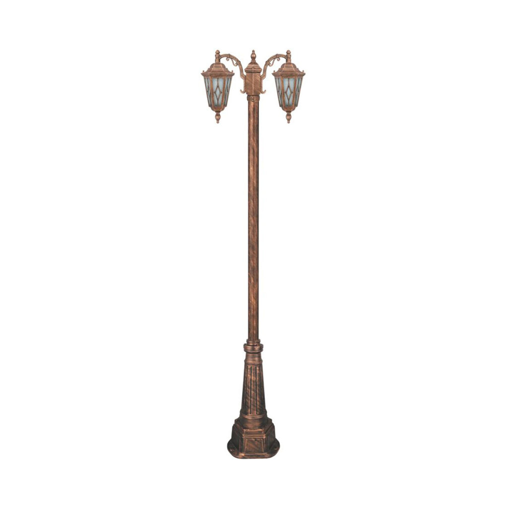 چراغ دوشاخه حیاطی و پارکی تکشیدفام مدل ویسپر کد 91215-15-7221