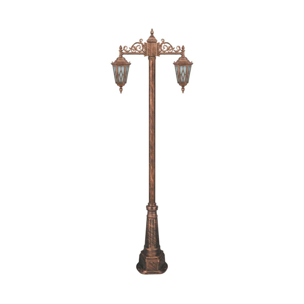 چراغ دوشاخه حیاطی و پارکی تکشیدفام مدل ویسپر کد 91215-15-7225