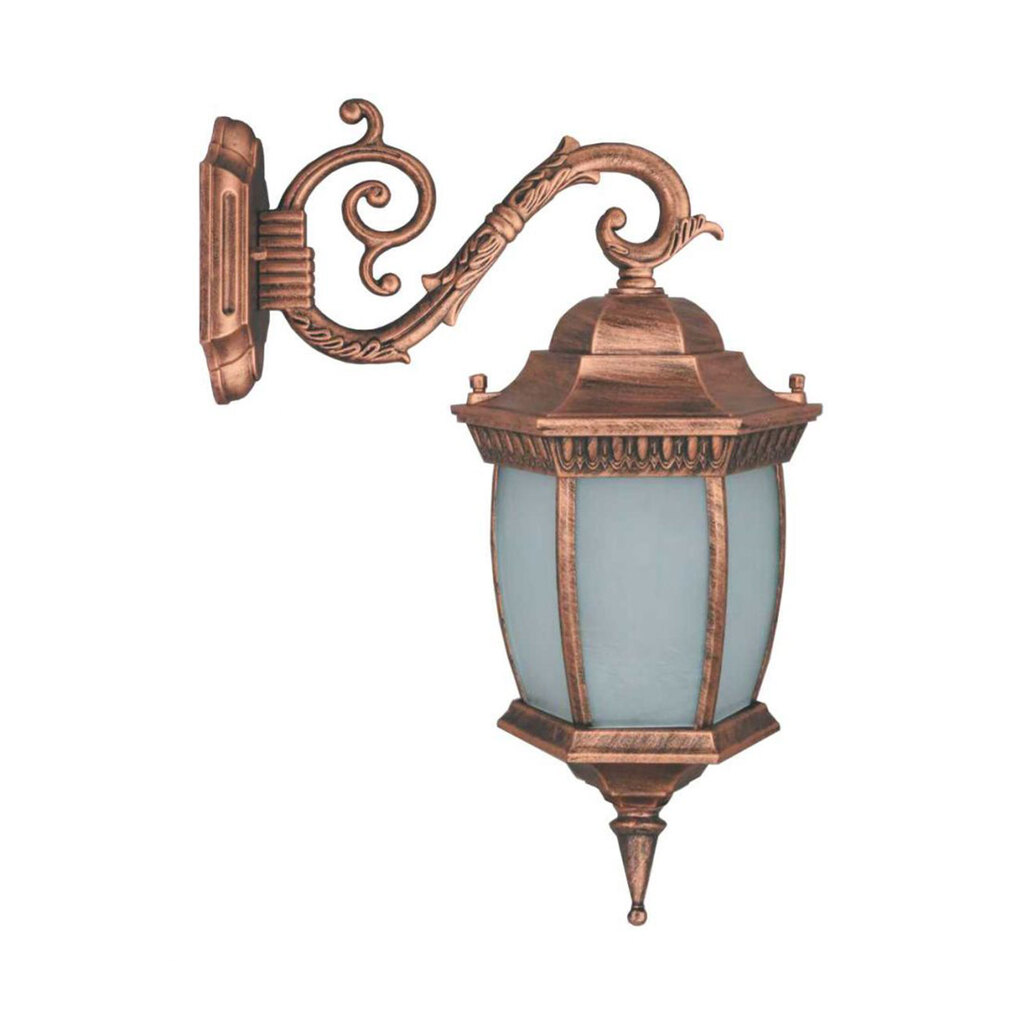 چراغ دیواری حیاطی و پارکی تکشیدفام مدل رابو خمره ای کد 7702-15