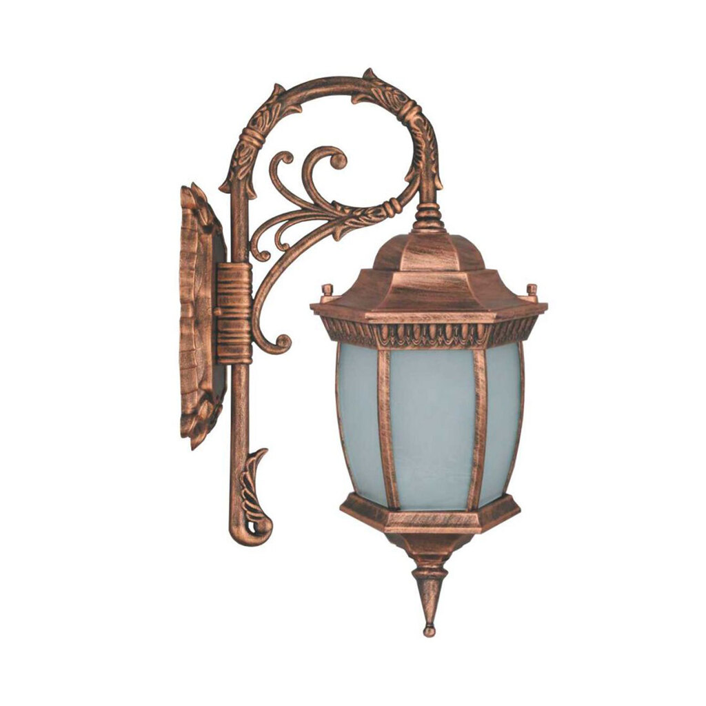 چراغ دیواری حیاطی و پارکی تکشیدفام مدل رابو خمره ای کد 7703-15