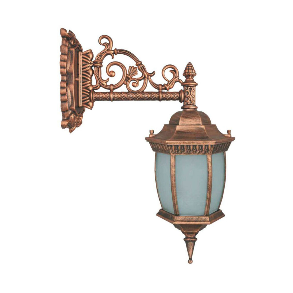 چراغ دیواری حیاطی و پارکی تکشیدفام مدل رابو خمره ای کد 7705-15