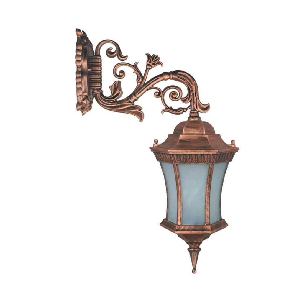 چراغ دیواری حیاطی و پارکی تکشیدفام مدل رابو کمرباریک کد 7804-15