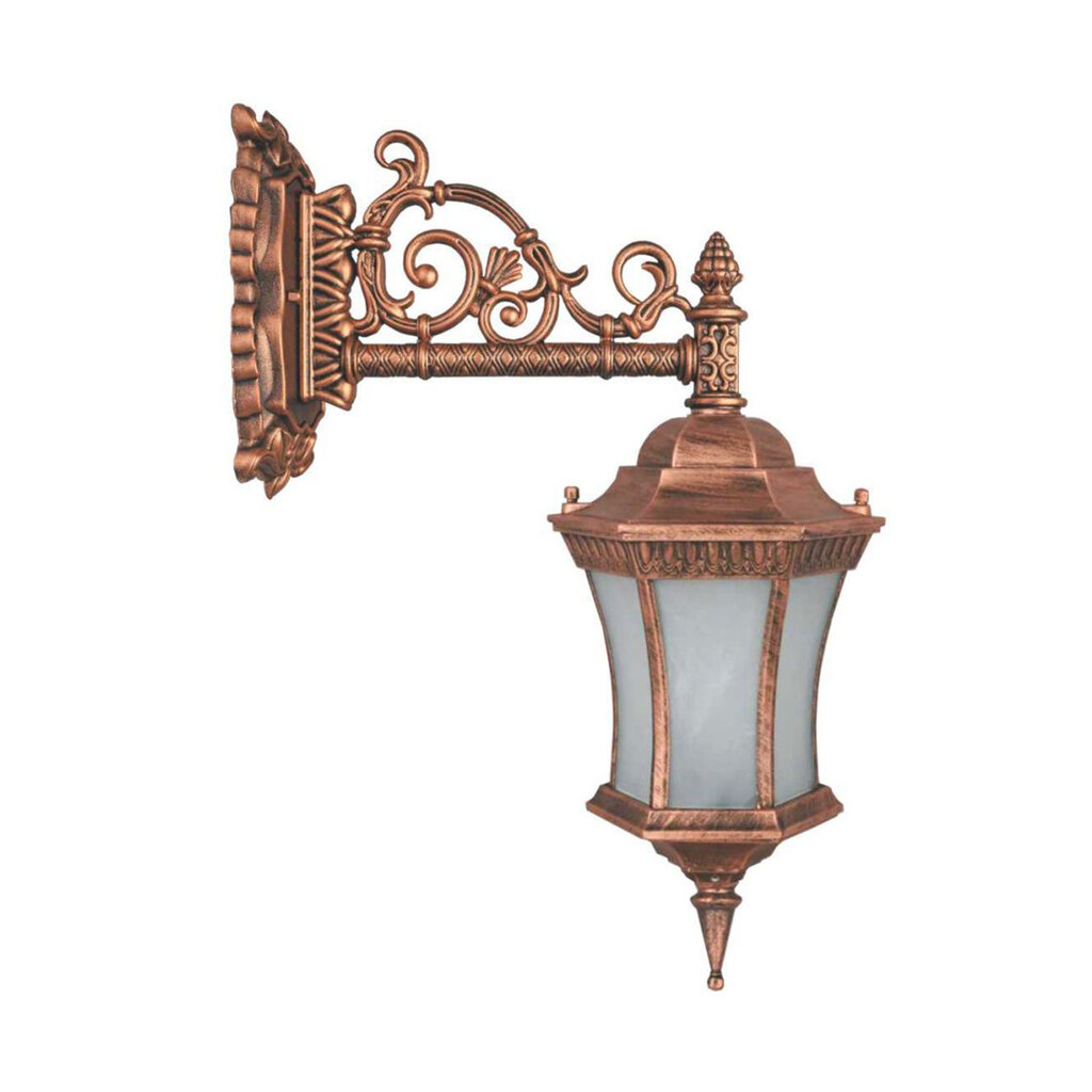 چراغ دیواری حیاطی و پارکی تکشیدفام مدل رابو کمرباریک کد 7805-15