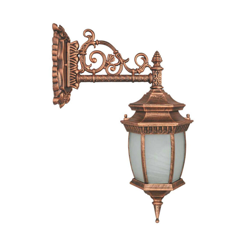 چراغ دیواری حیاطی و پارکی تکشیدفام مدل معبد رابو کمر باریک کد 7905-15