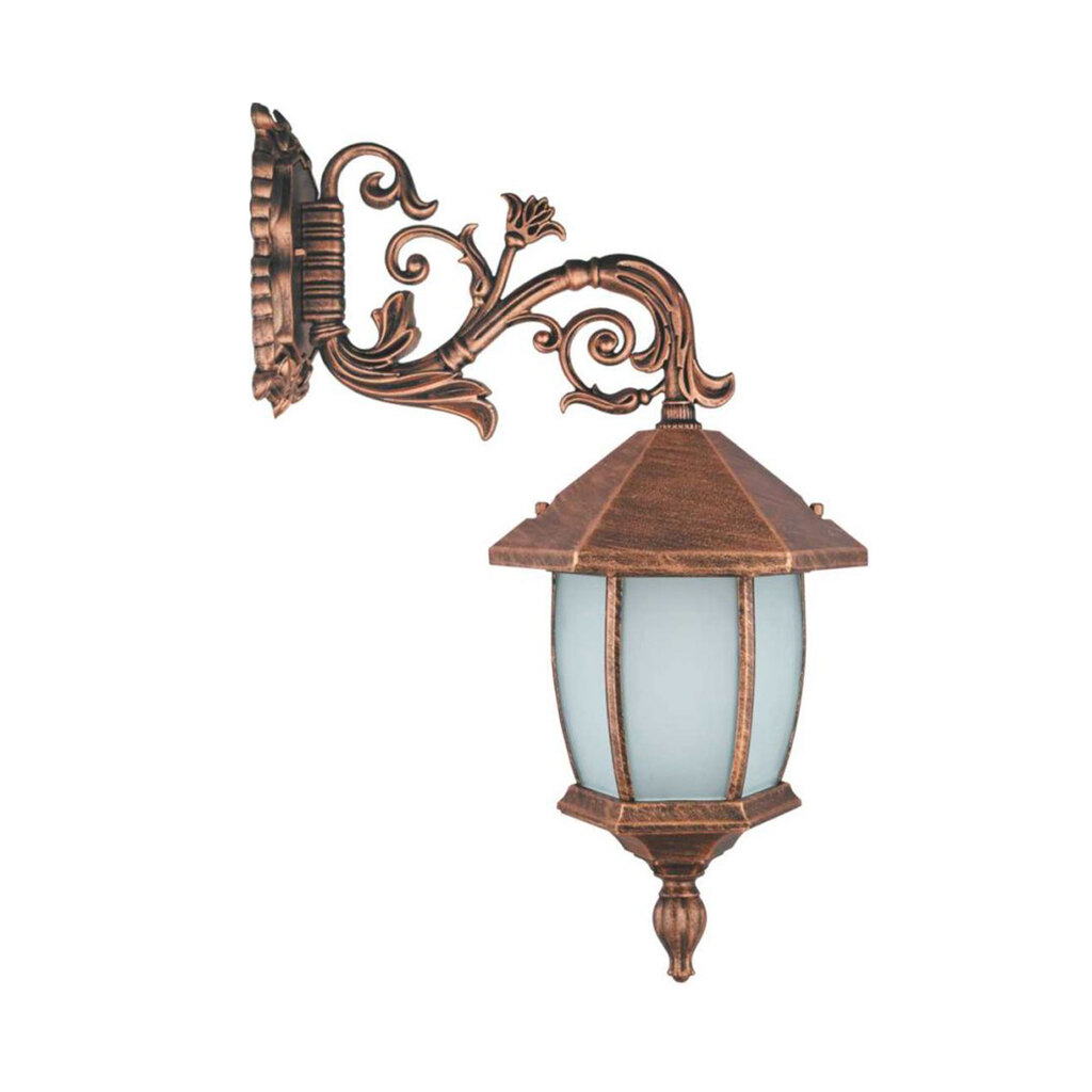 چراغ دیواری حیاطی و پارکی تکشیدفام مدل ویکتوریا خمره ای کد 8104-15