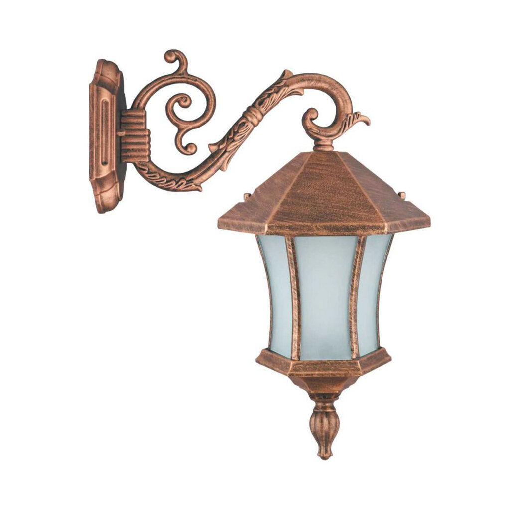 چراغ دیواری حیاطی و پارکی تکشیدفام مدل ویکتوریا کمرباریک کد 8202-15