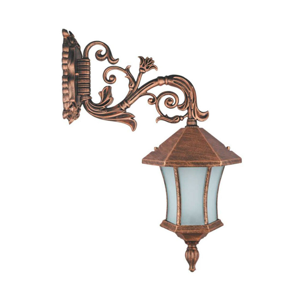 چراغ دیواری حیاطی و پارکی تکشیدفام مدل ویکتوریا کمرباریک کد 8204-15