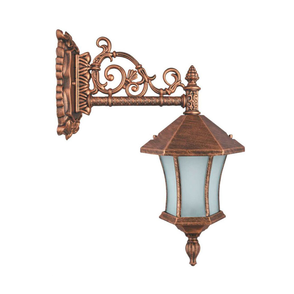 چراغ دیواری حیاطی و پارکی تکشیدفام مدل ویکتوریا کمرباریک کد 8205-15