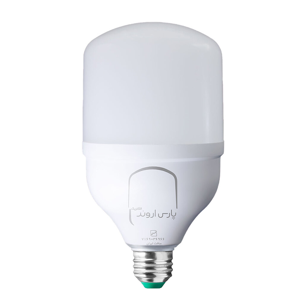 لامپ ال ای دی استوانه 30 وات پارس اروند سرپیچ E27