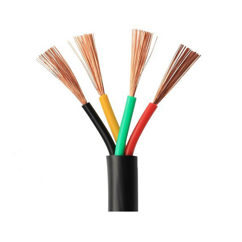 کابل افشان 4 در 0.75 قدس کلاف 100 متری