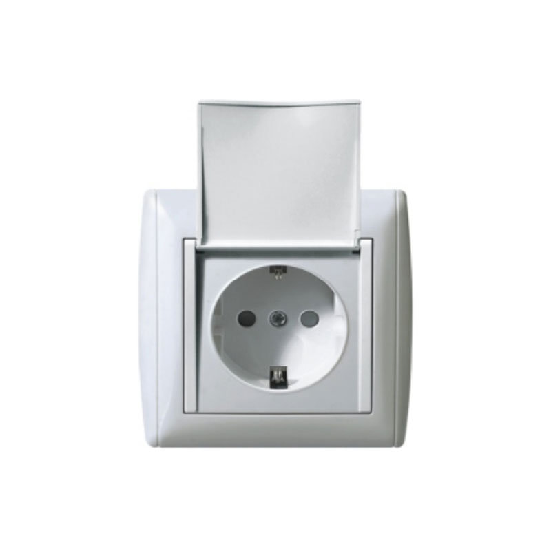 پریز ارتدار توس الکتریک مدل ژنو با درپوش