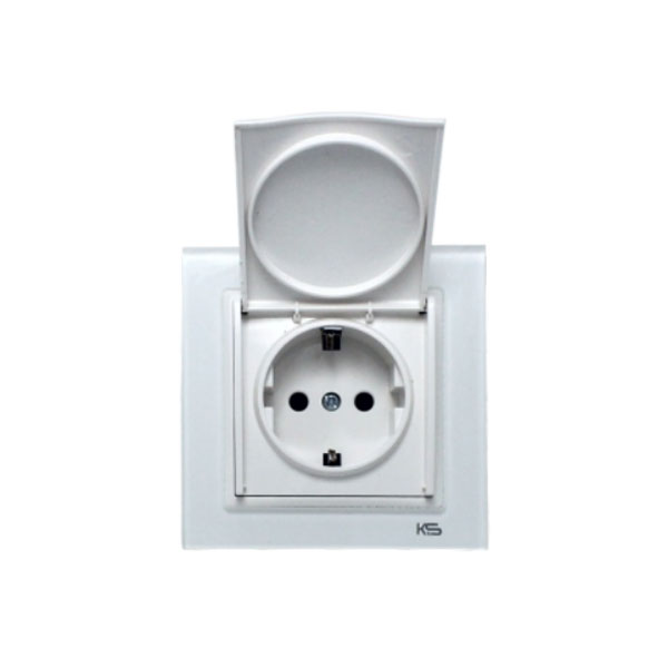 پریز ارتدار توس الکتریک مدل ویتا با درپوش