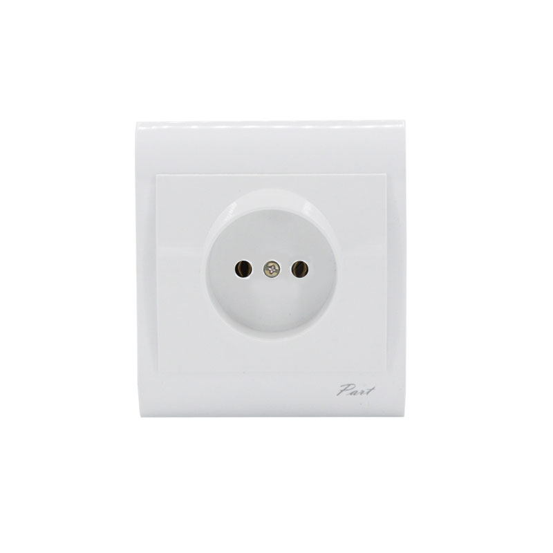 پریز بدون ارت پارت الکتریک مدل مهتاب 7804 با مغزی پلی آمید