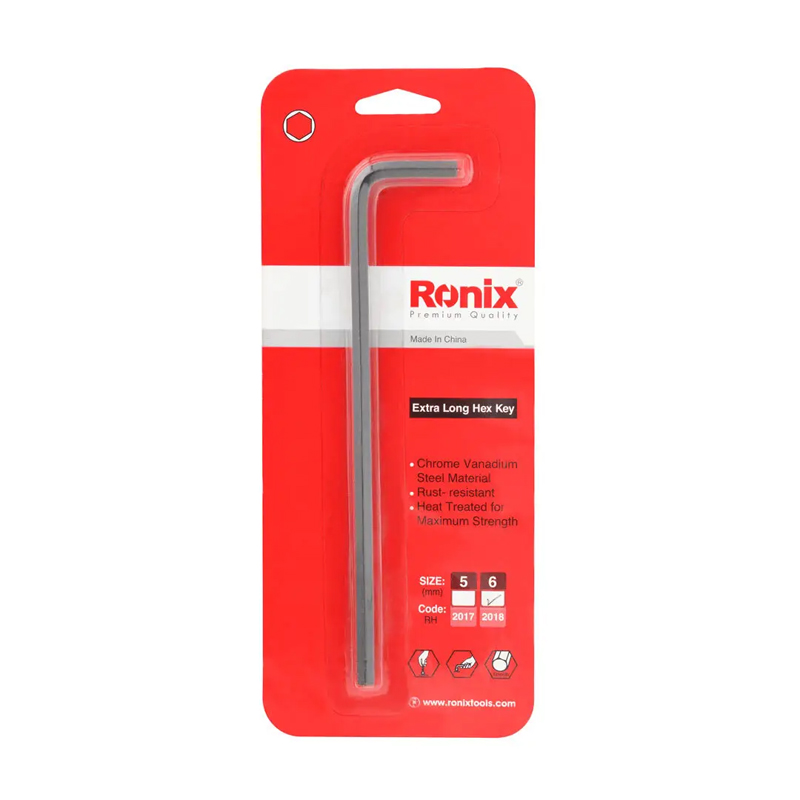 آچار آلن تک 6 میلی‌متری بلند رونیکس مدل RH-2018