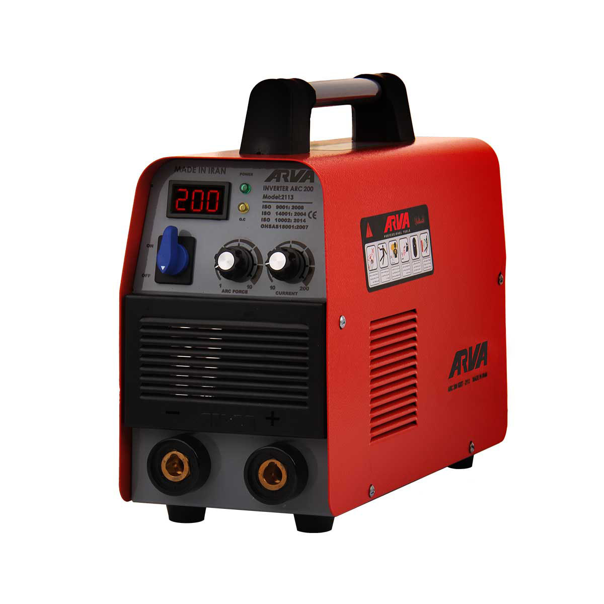 اینورتر جوشکاری ۲۰۰ آمپر IGBT آروا مدل ۲۱۱۳