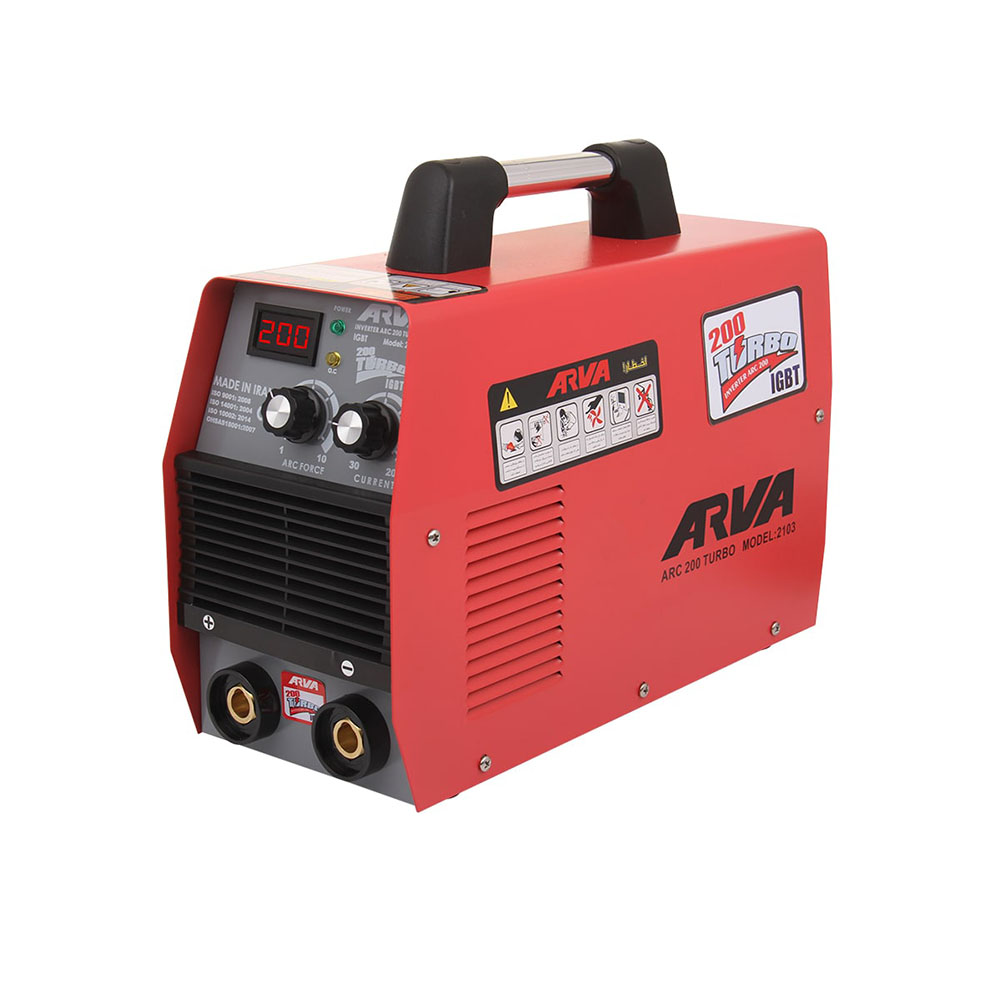 اینورتر جوشکاری ۲۰۰ آمپر TURBO آروا مدل ۲۱۰۳