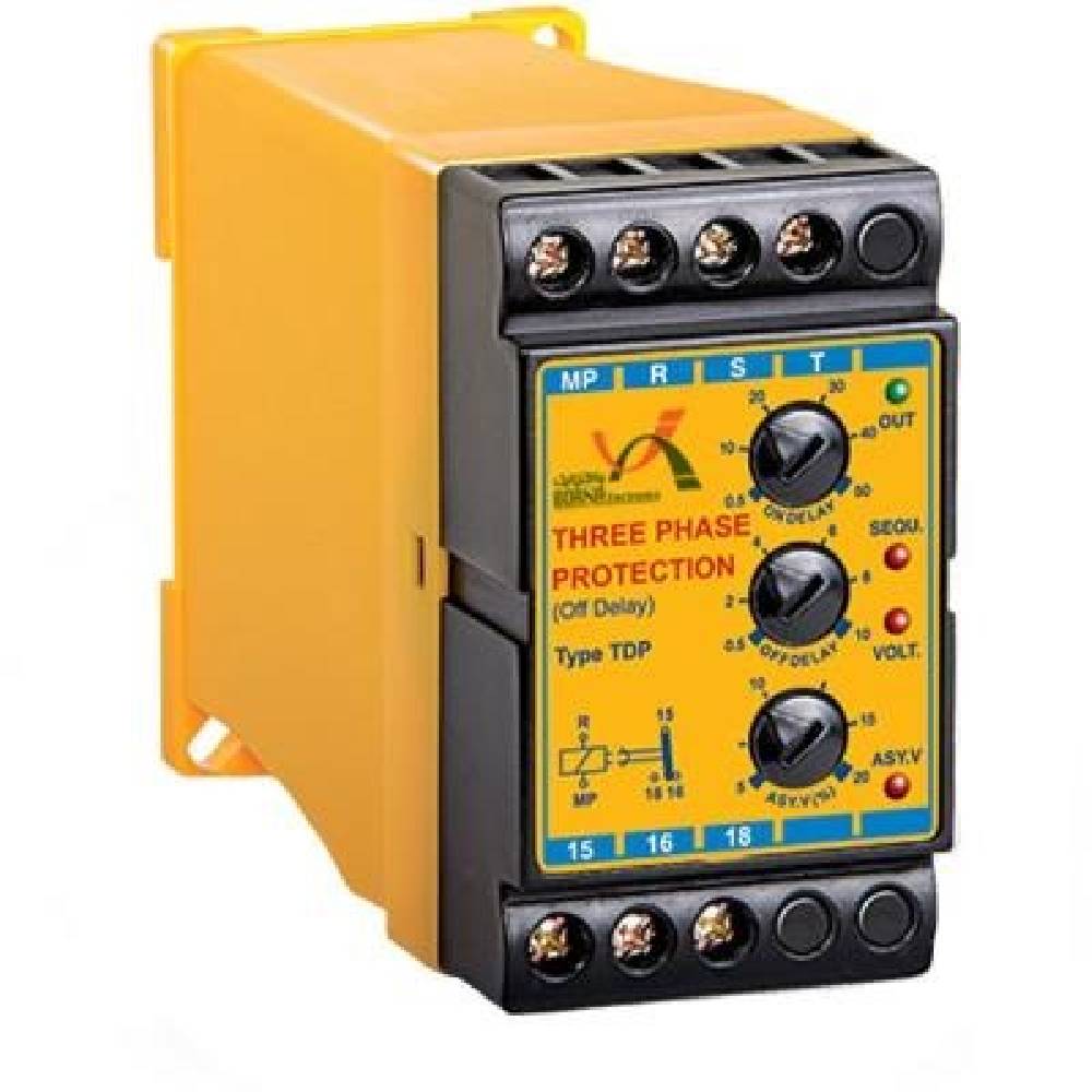 رله کنترل فاز با تاخیر در قطع برنا مدلTDP