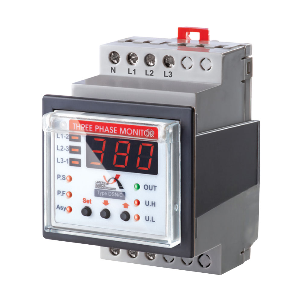 رله کنترل فاز برنا الکترونیک مدل DSN/C