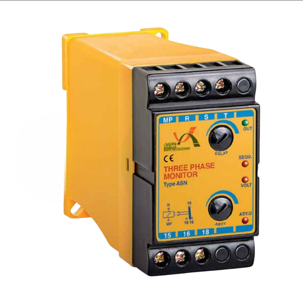 رله کنترل فاز برنا الکترونیک مدل ASN