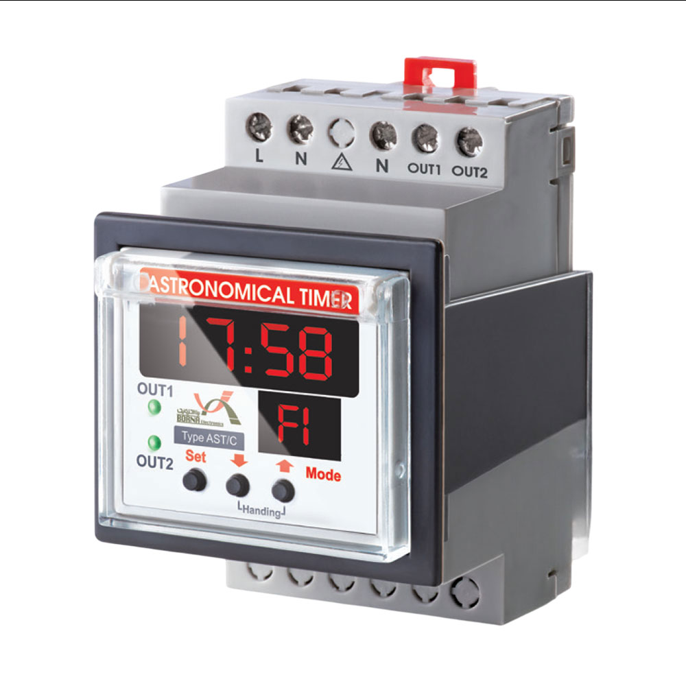 ساعت نجومی تک رله 20 آمپر برنا الکترونیک مدل AST1/C