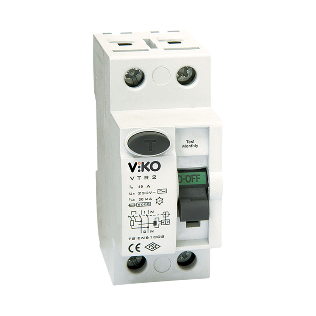 کلید محافظ جان تکفاز 40 آمپر ویکو
