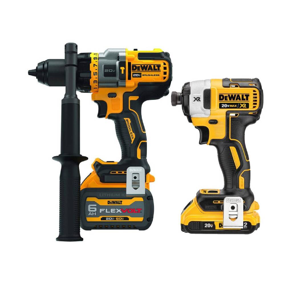 دریل پیچ گوشتی شارژی دیوالت مدل DCF887 و مدل DCD999 مجموعه دو عددی