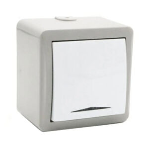 کلید تک پل روکار پارت الکتریک مدل شهاب 4045