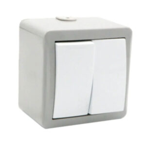 کلید دو پل روکار پارت الکتریک مدل شهاب 4046