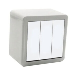 کلید سه پل روکار پارت الکتریک مدل شهاب 4062