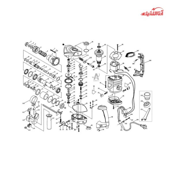 بتن‌کن برقی 36 میلی‌متری رونیکس مدل 2736