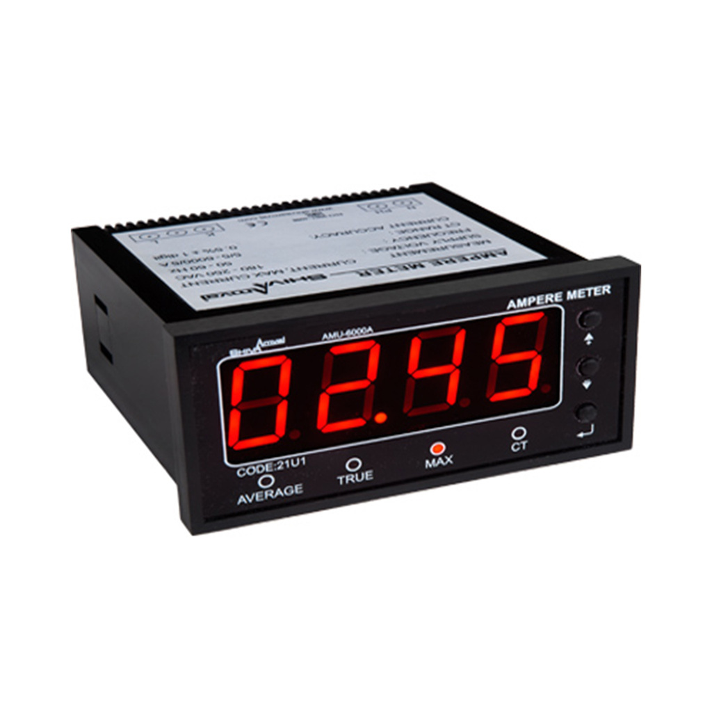 آمپر متر 96*48 مدل AMU-600A شیوا امواج کد 21U1